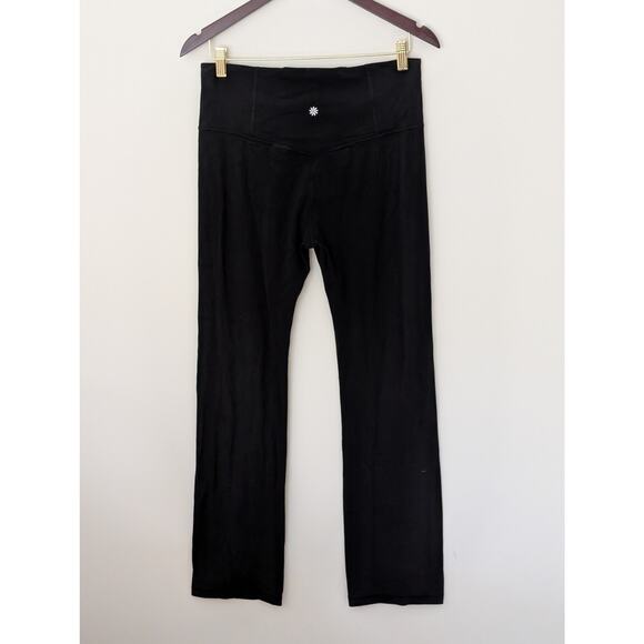 Athleta Elation Straight Leg Pant Black Size Large L Yoga Workwear Performance - Picture 3 of 9